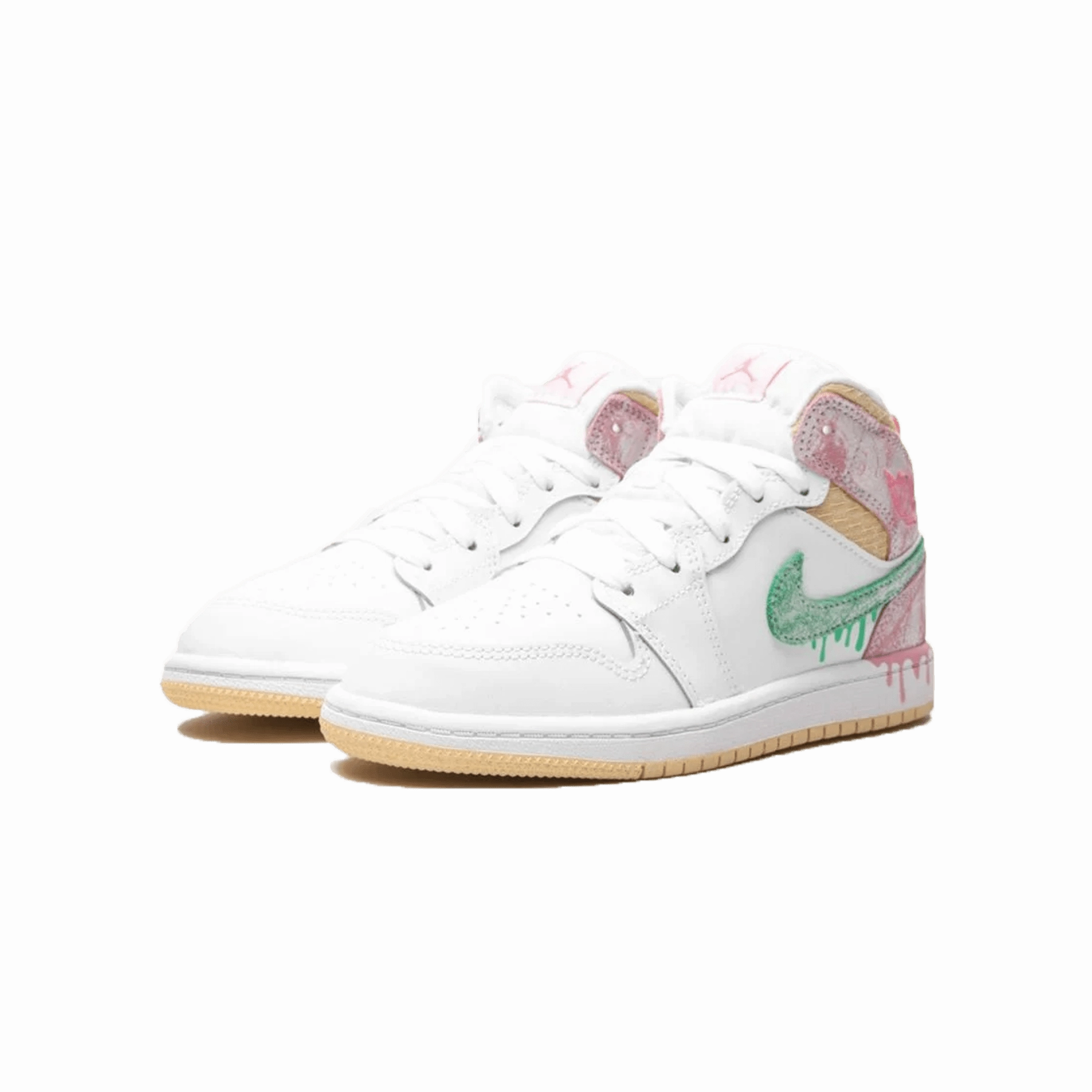 Air Jordan 1 Mid SE PS 'Ice Cream' Air Jordan 1 Mid streetwear shoes