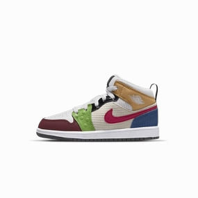 Air Jordan 1 Mid SE PS 'Messy Room' Air Jordan 1 Mid versatile shoes for daily wear