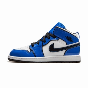 Air Jordan 1 Mid SE PS 'Signal Blue' Air Jordan 1 Mid versatile shoes for daily wear