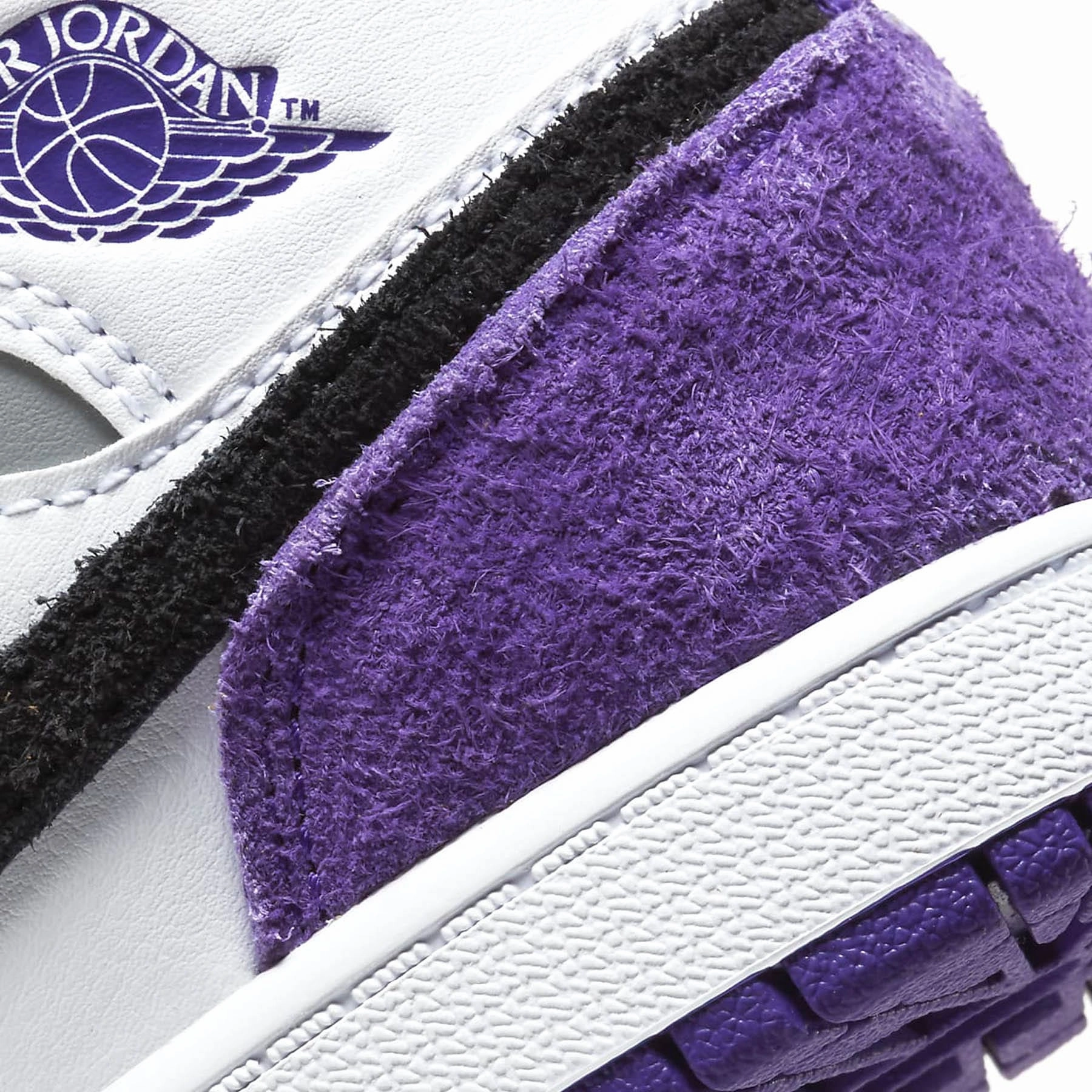 Air Jordan 1 Mid SE PS 'Varsity Purple' Air Jordan 1 Mid streetwear shoes