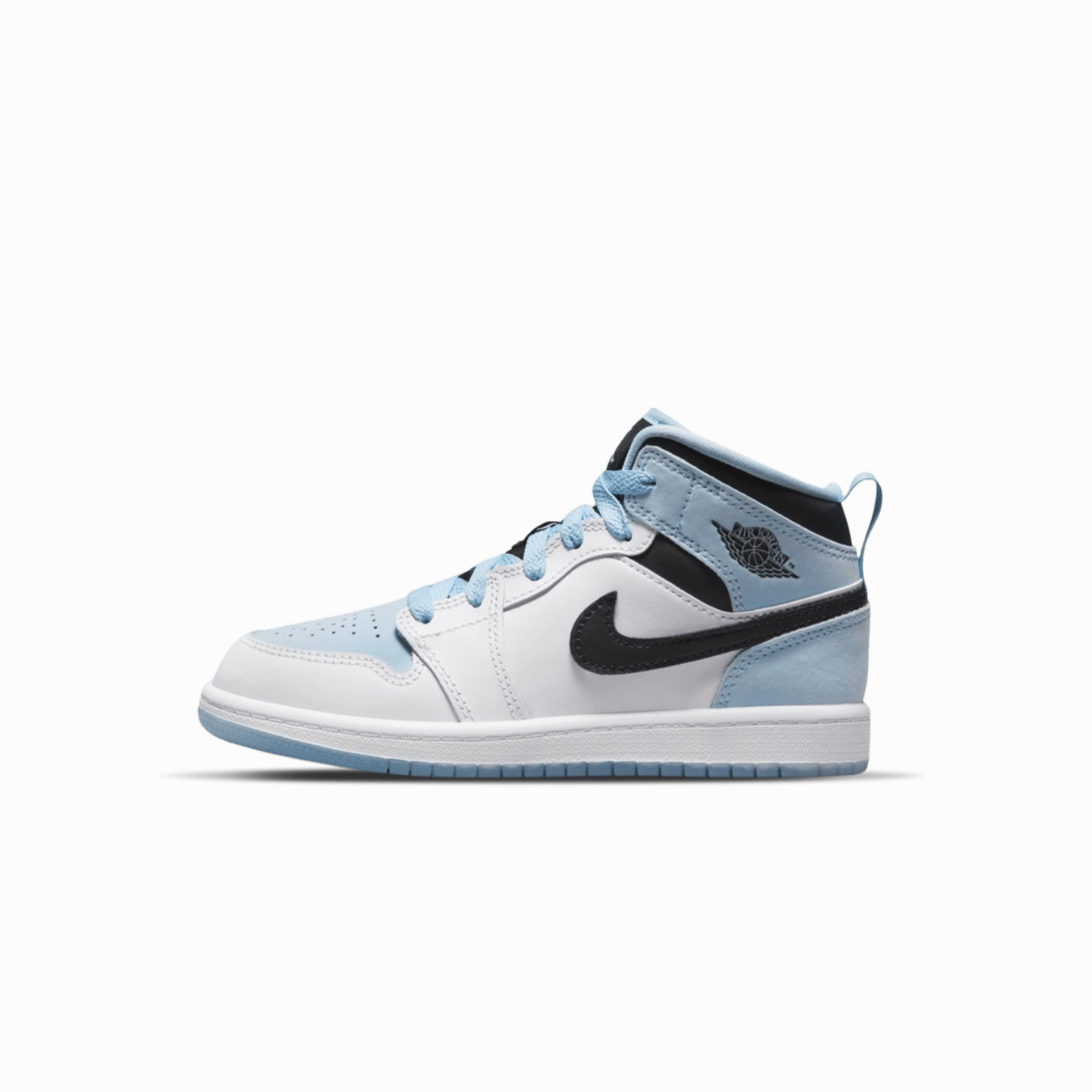 Air Jordan 1 Mid SE PS 'White Ice Blue' Air Jordan 1 Mid versatile shoes for daily wear