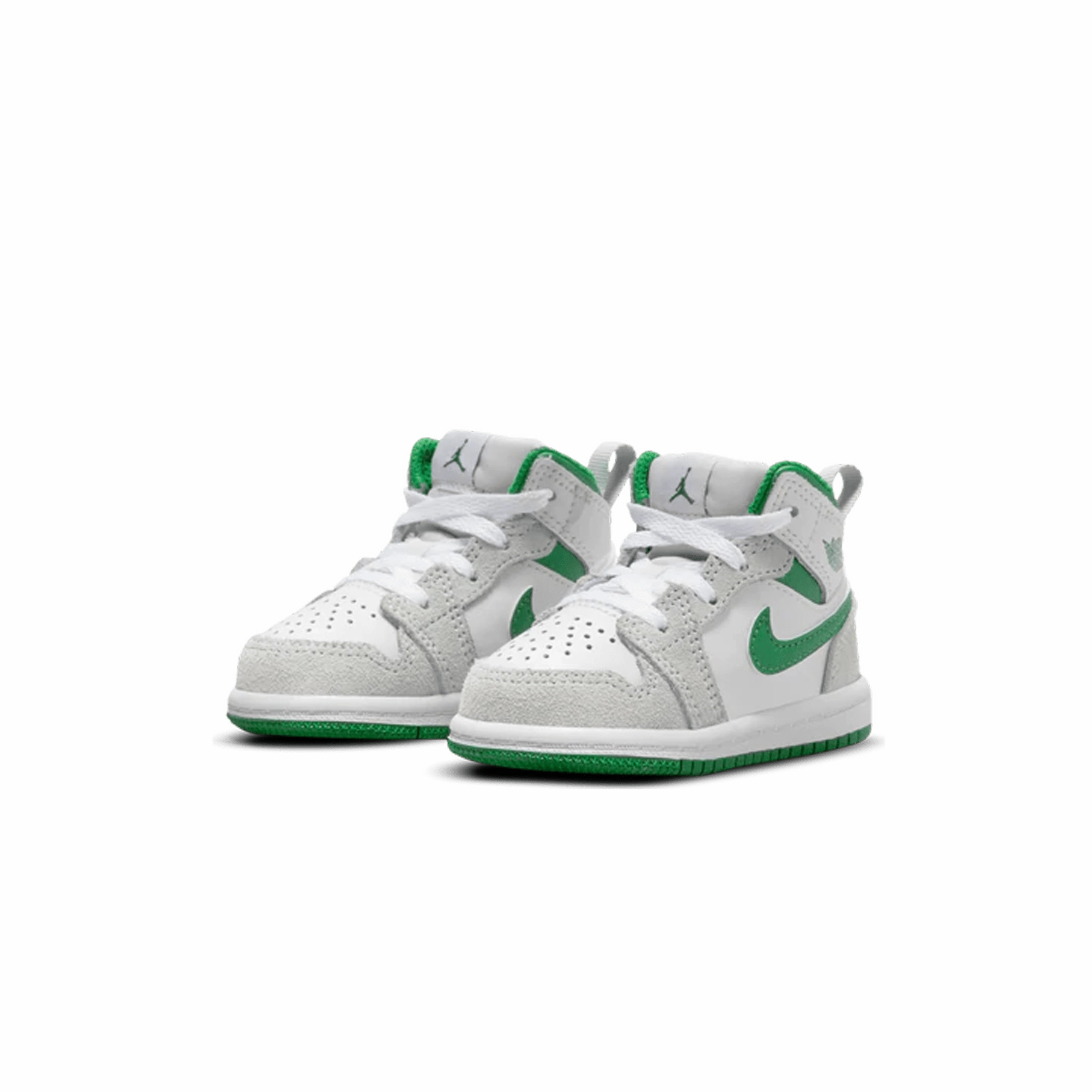 Air Jordan 1 Mid SE TD 'Grey Pine Green' Air Jordan 1 vintage style sneakers