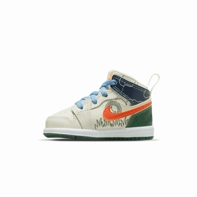 Air Jordan 1 Mid SE TD 'Stitch' Air Jordan 1 Mid versatile shoes for daily wear