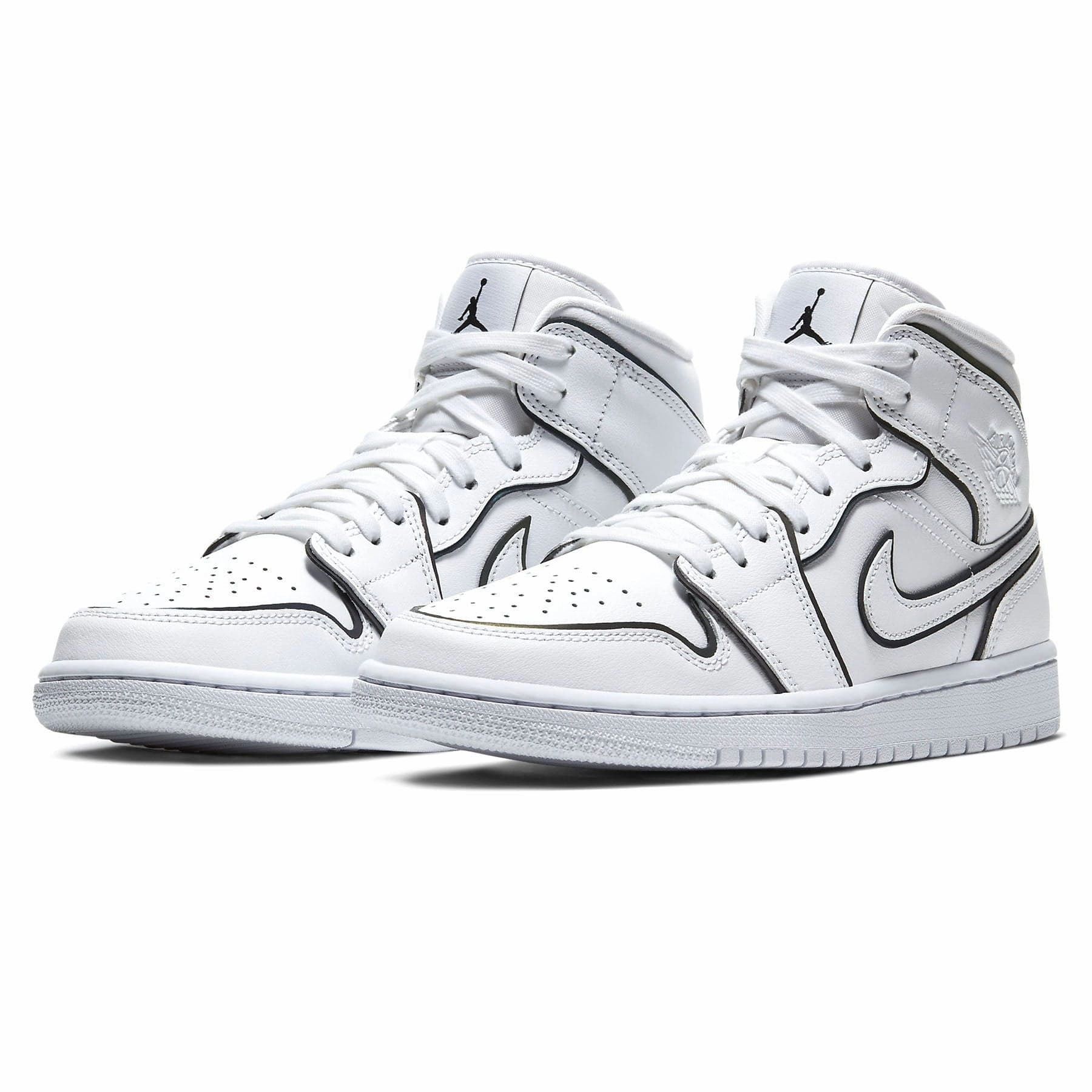 Air Jordan 1 Mid SE Wmns 'Iridescent Trim' Air Jordan 1 Mid streetwear shoes