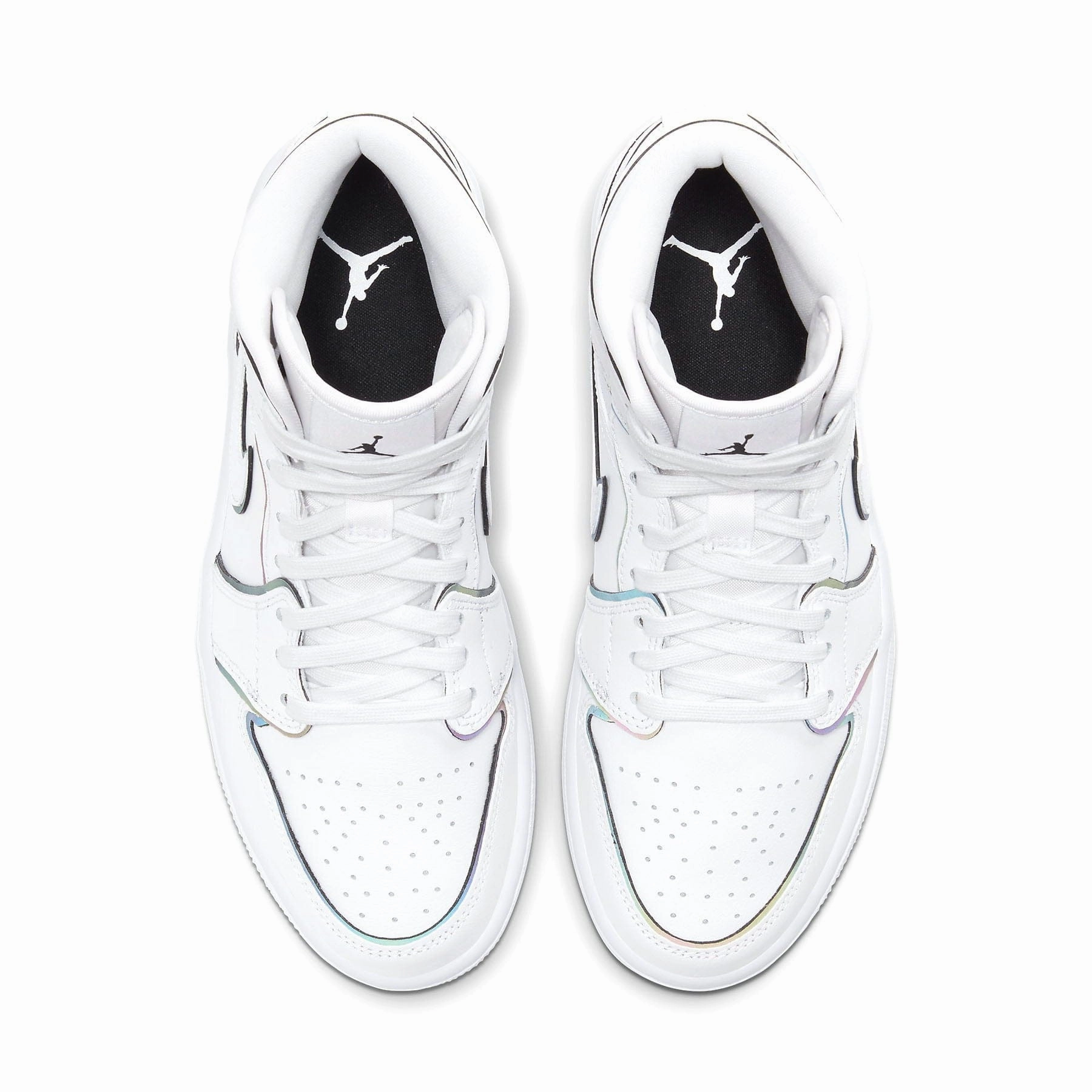 Air Jordan 1 Mid SE Wmns 'Iridescent Trim' Air Jordan 1 Mid streetwear shoes