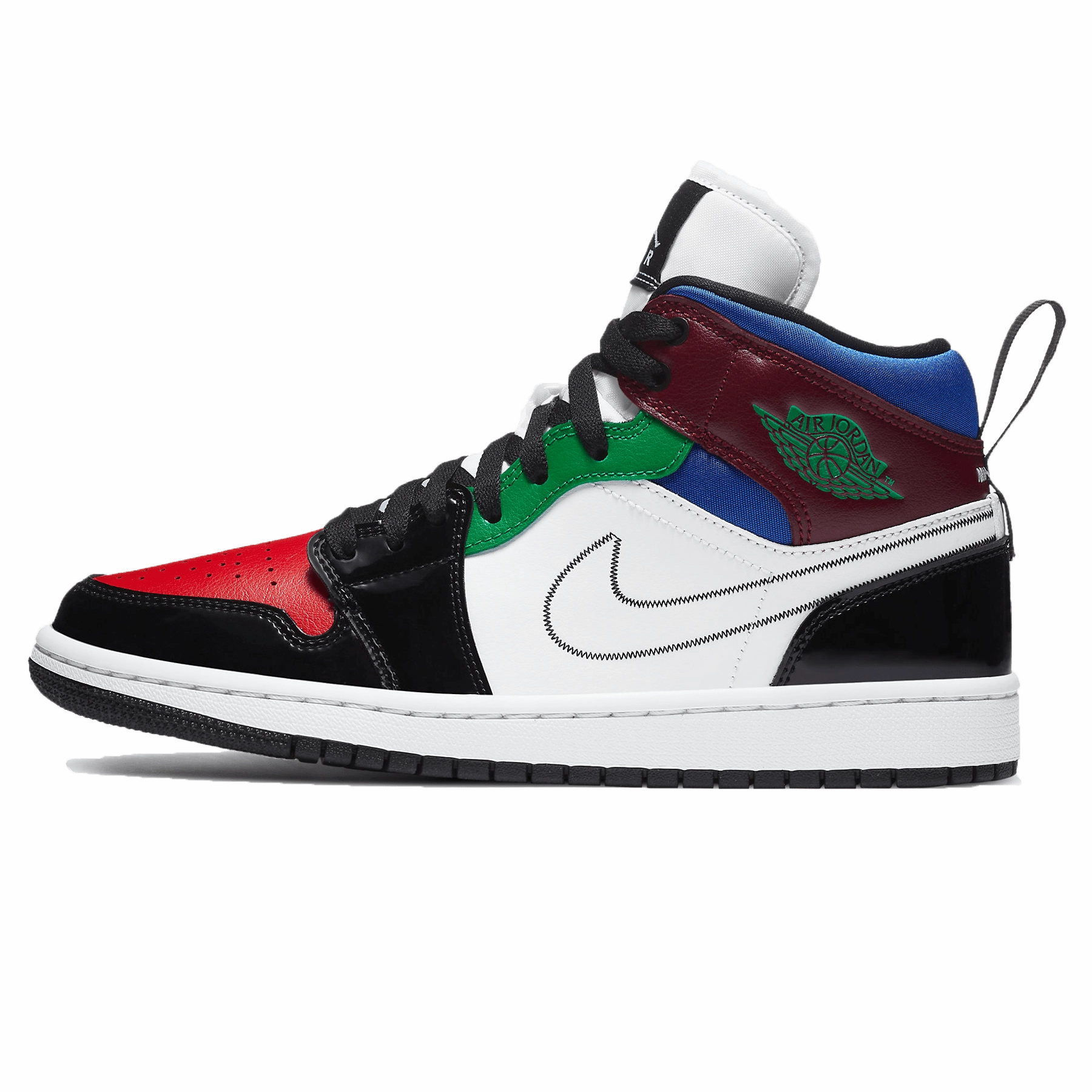 Air Jordan 1 Mid SE Wmns 'Multi-Color' Air Jordan 1 Mid versatile shoes for daily wear