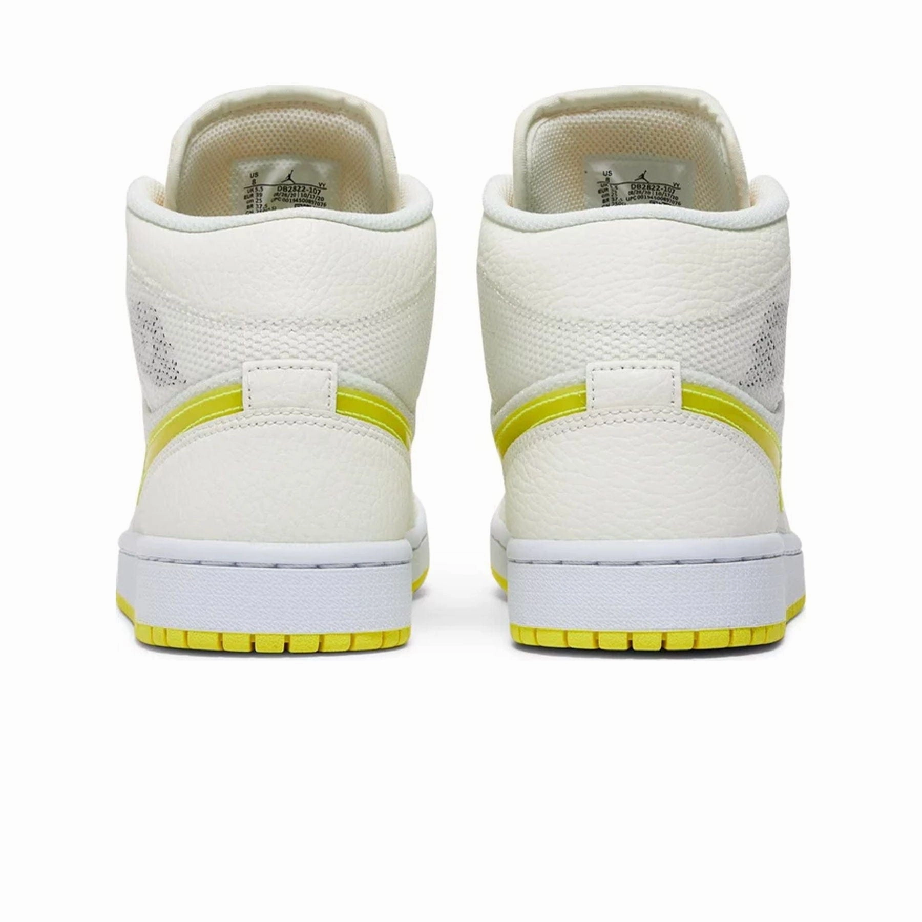 Air Jordan 1 Mid SE Wmns 'Voltage Yellow' Air Jordan 1 Mid streetwear shoes