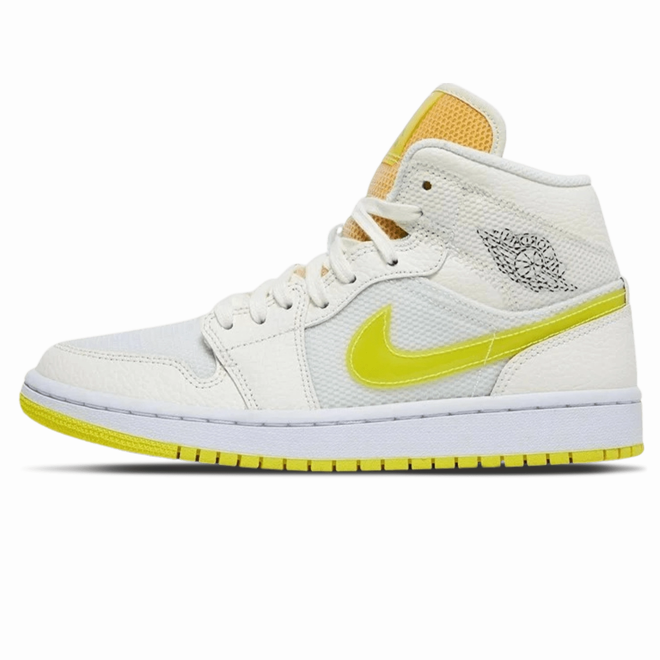 Air Jordan 1 Mid SE Wmns 'Voltage Yellow' Air Jordan 1 Mid versatile shoes for daily wear