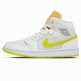 Air Jordan 1 Mid SE Wmns 'Voltage Yellow' Air Jordan 1 Mid versatile shoes for daily wear