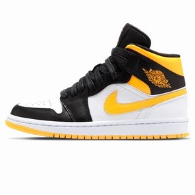 Air Jordan 1 Mid SE Wmns 'White Laser Orange' Air Jordan 1 Mid versatile shoes for daily wear