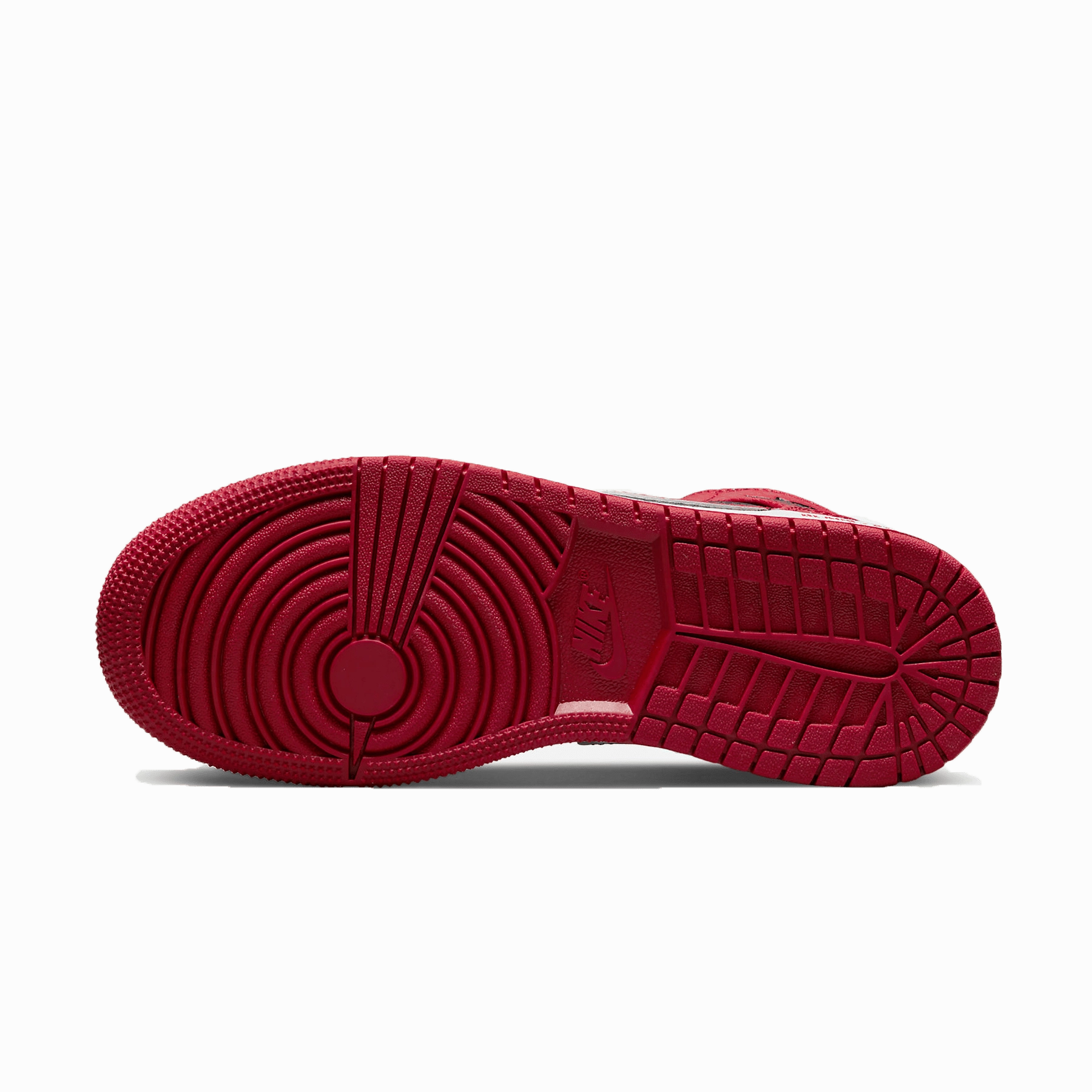 Air Jordan 1 Mid SS GS 'Black   Red = Bred' Air Jordan 1 Mid streetwear shoes