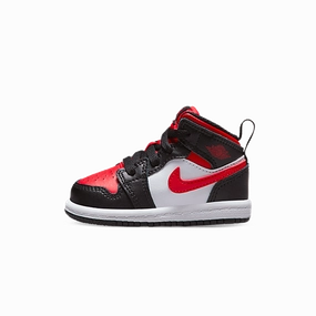 Air Jordan 1 Mid TD 'Black Fire Red' Air Jordan 1 Mid versatile shoes for daily wear