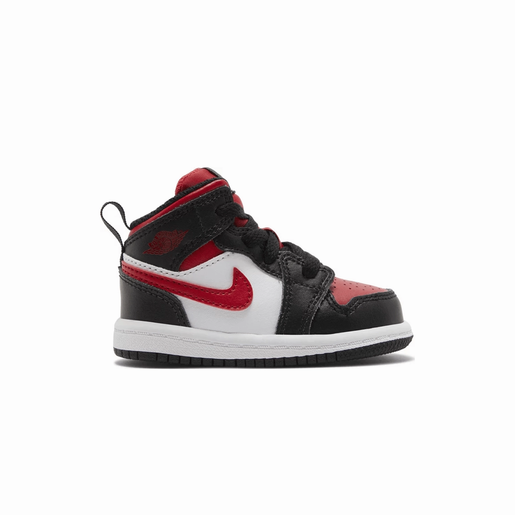 Air Jordan 1 Mid TD 'Black Fire Red' Air Jordan 1 Mid streetwear shoes