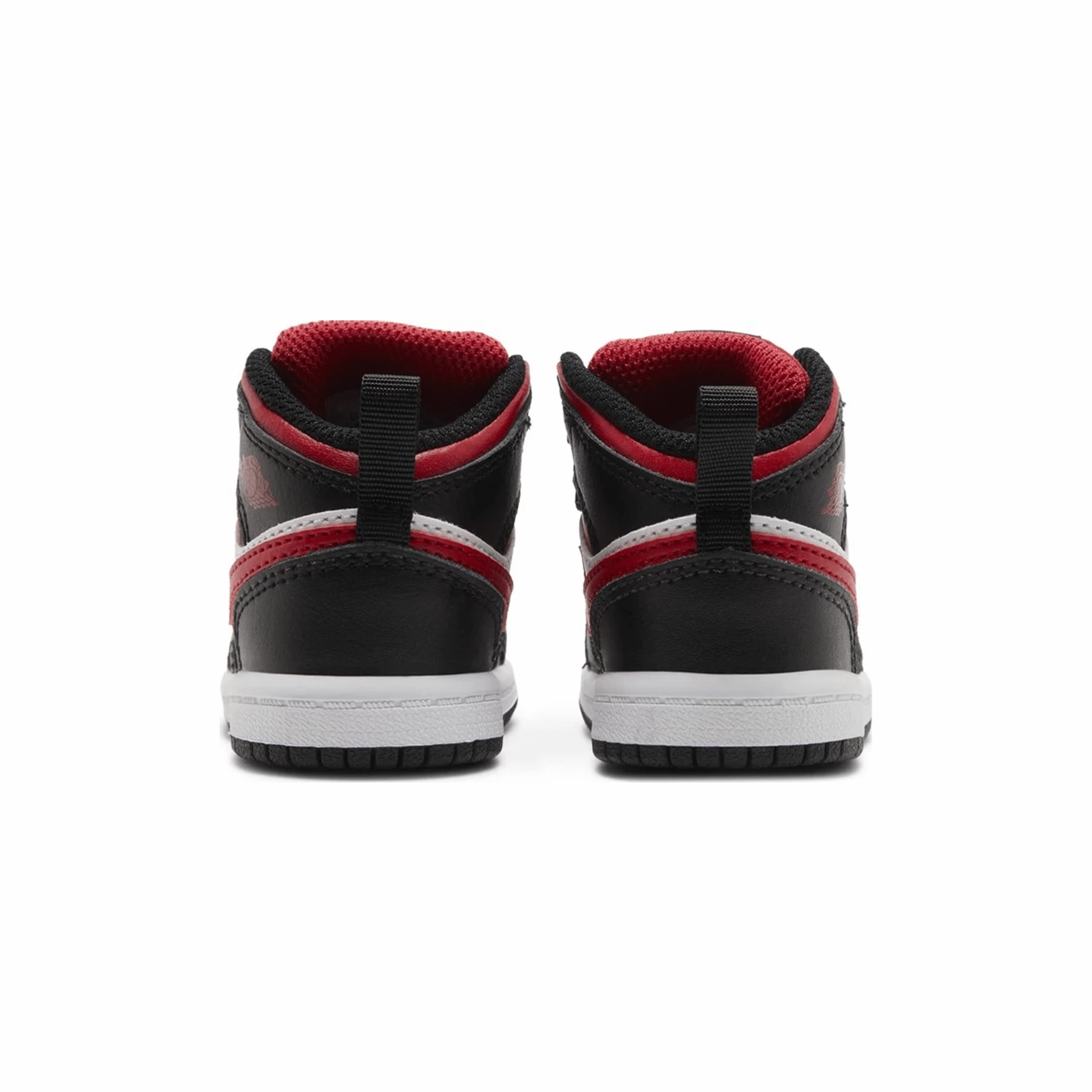 Air Jordan 1 Mid TD 'Black Fire Red' Air Jordan 1 Mid streetwear shoes