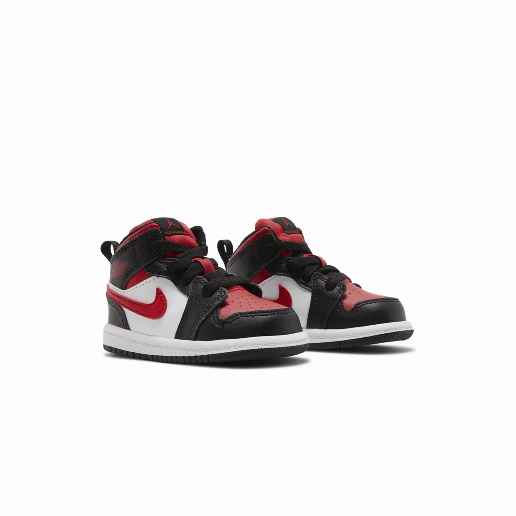 Air Jordan 1 Mid TD 'Black Fire Red' Air Jordan 1 Mid streetwear shoes