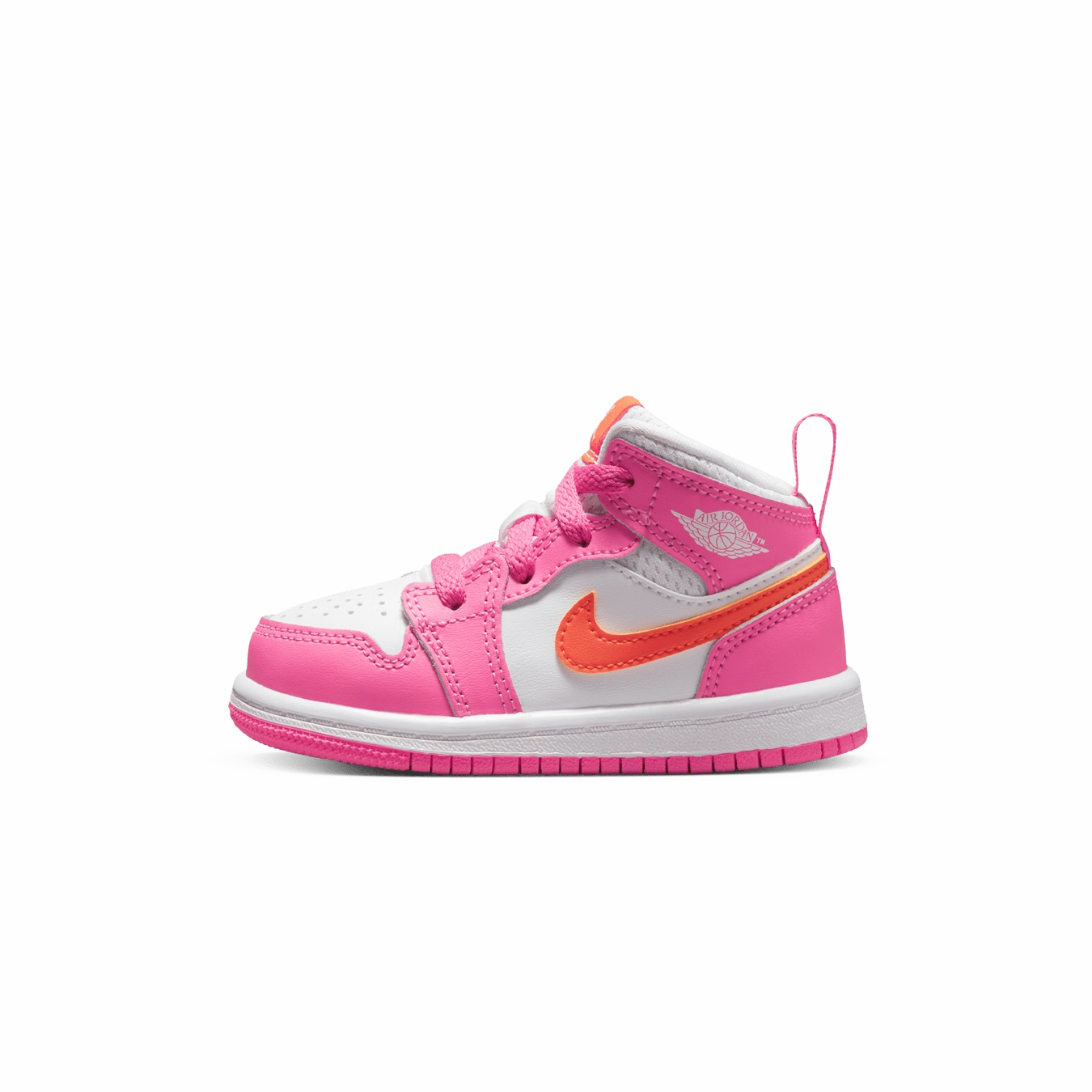 Air Jordan 1 Mid TD 'Pinksicle Orange' Air Jordan 1 Mid versatile shoes for daily wear