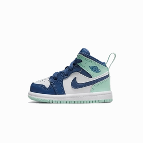 Air Jordan 1 Mid TD Blue Mint Air Jordan 1 Mid versatile shoes for daily wear