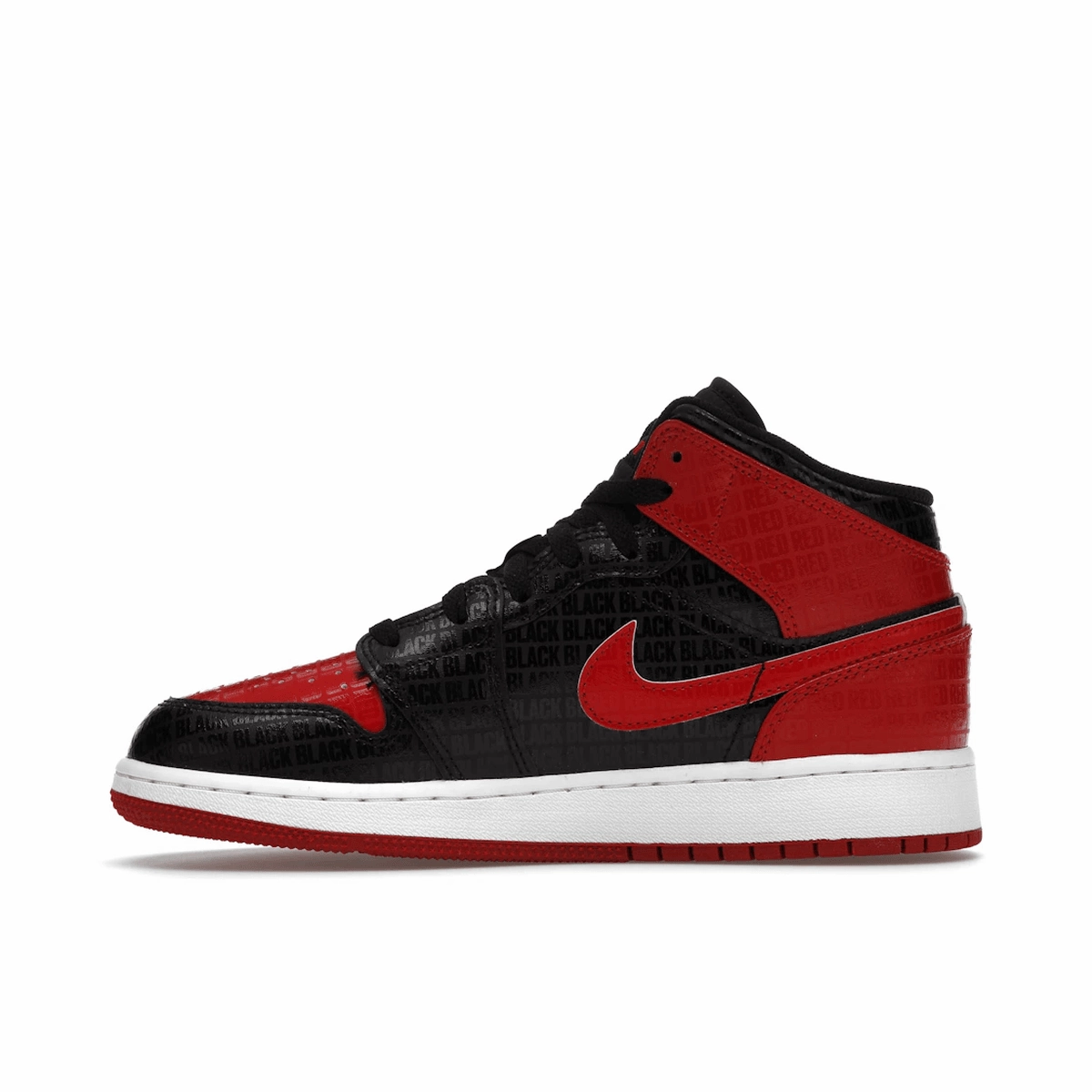 Air Jordan 1 Mid Wide Text Air Jordan 1 Mid retro sneakers