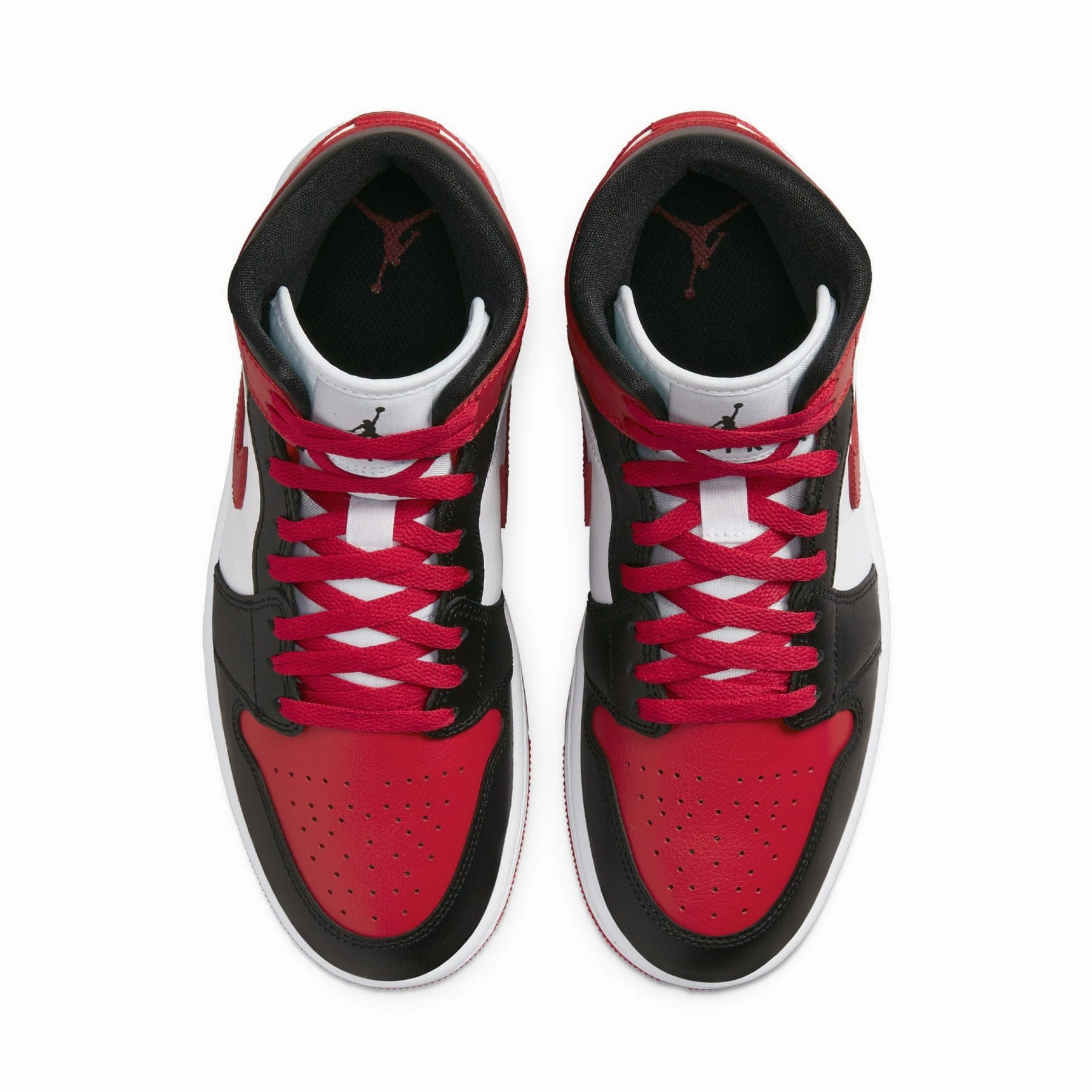 Air Jordan 1 Mid Wmns 'Alternate Bred Toe' Air Jordan 1 Mid streetwear shoes