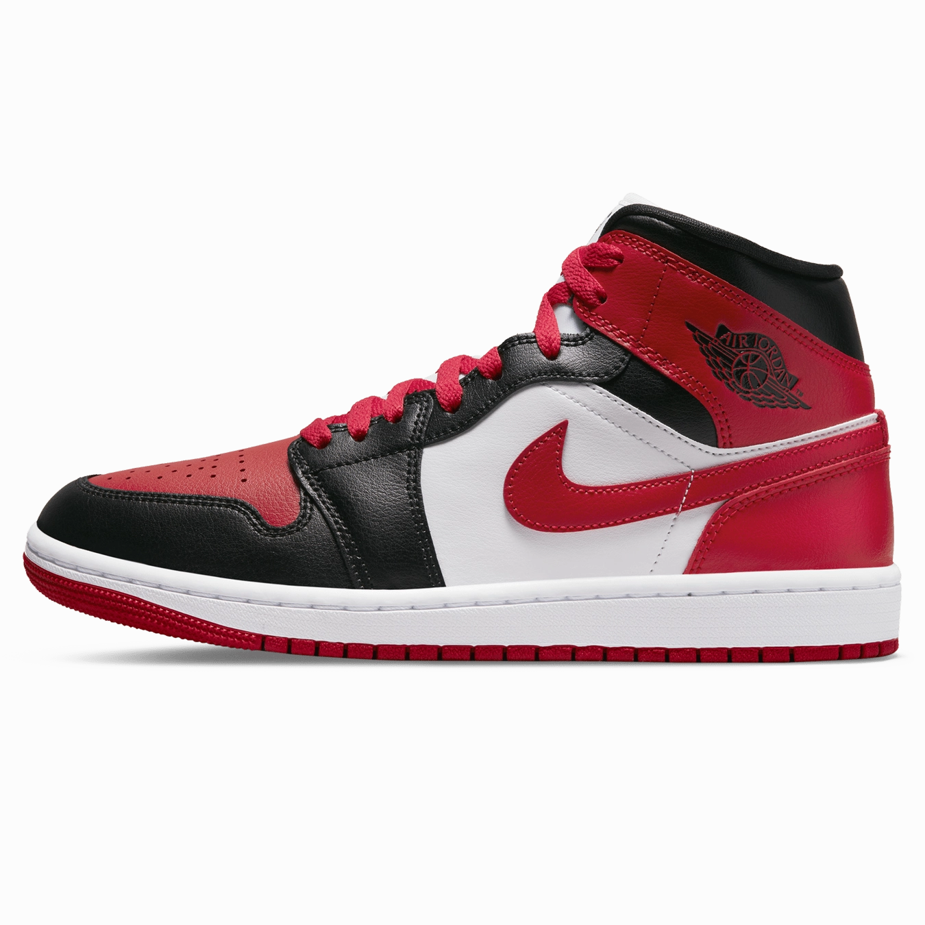 Air Jordan 1 Mid Wmns 'Alternate Bred Toe' Air Jordan 1 Mid versatile shoes for daily wear