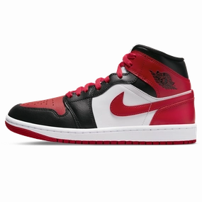 Air Jordan 1 Mid Wmns 'Alternate Bred Toe' Air Jordan 1 Mid versatile shoes for daily wear