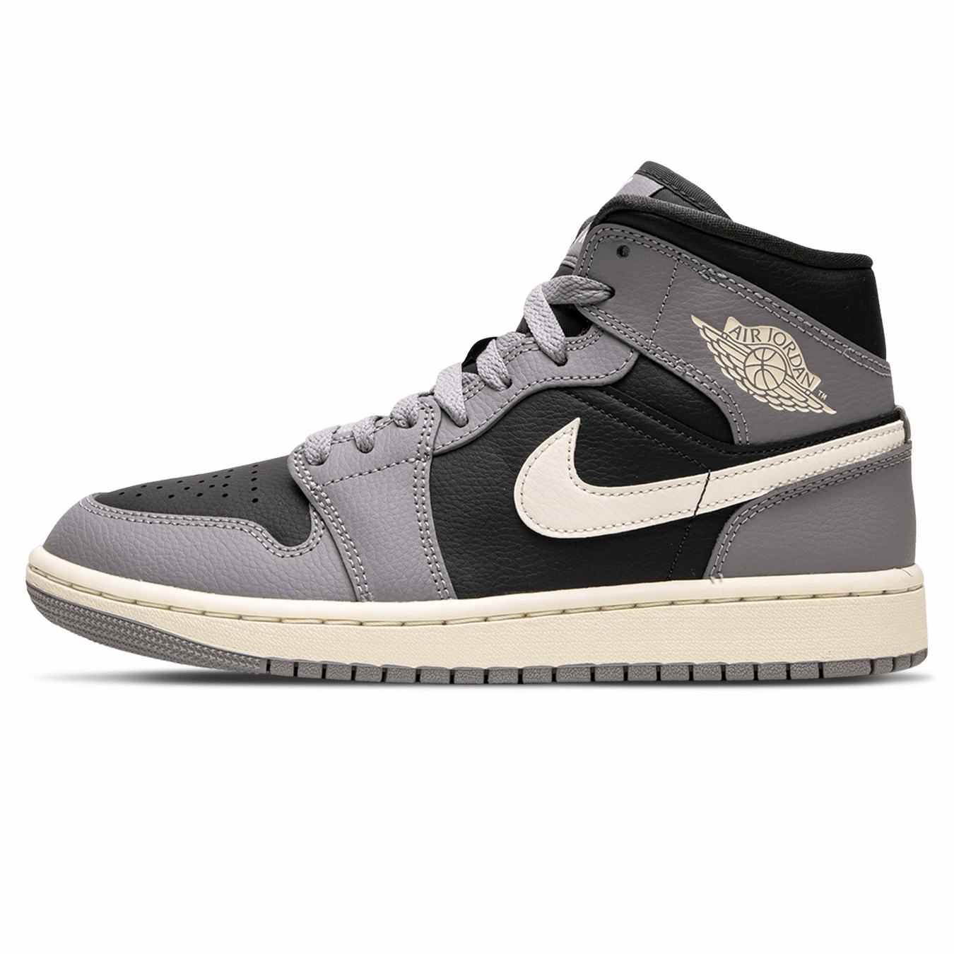 Air Jordan 1 Mid Wmns 'Cement Grey' Air Jordan 1 Mid versatile shoes for daily wear