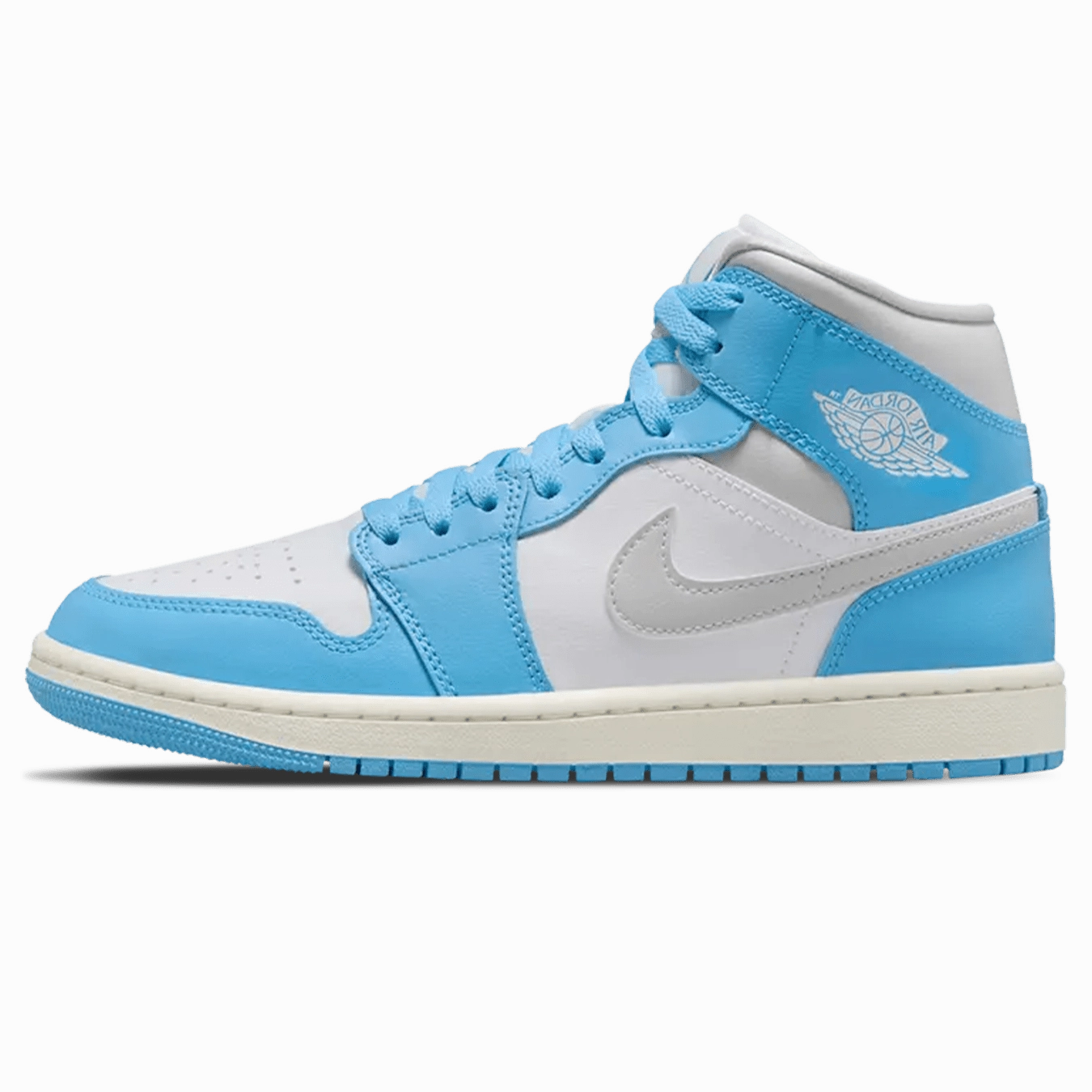 Air Jordan 1 Mid Wmns 'Dark Powder Blue' Air Jordan 1 Mid versatile shoes for daily wear