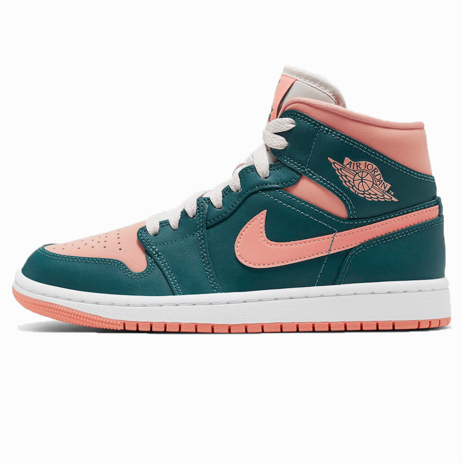 Air Jordan 1 Mid Wmns 'Dark Teal Green' Air Jordan 1 Mid versatile shoes for daily wear