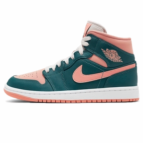 Air Jordan 1 Mid Wmns 'Dark Teal Green' Air Jordan 1 Mid versatile shoes for daily wear