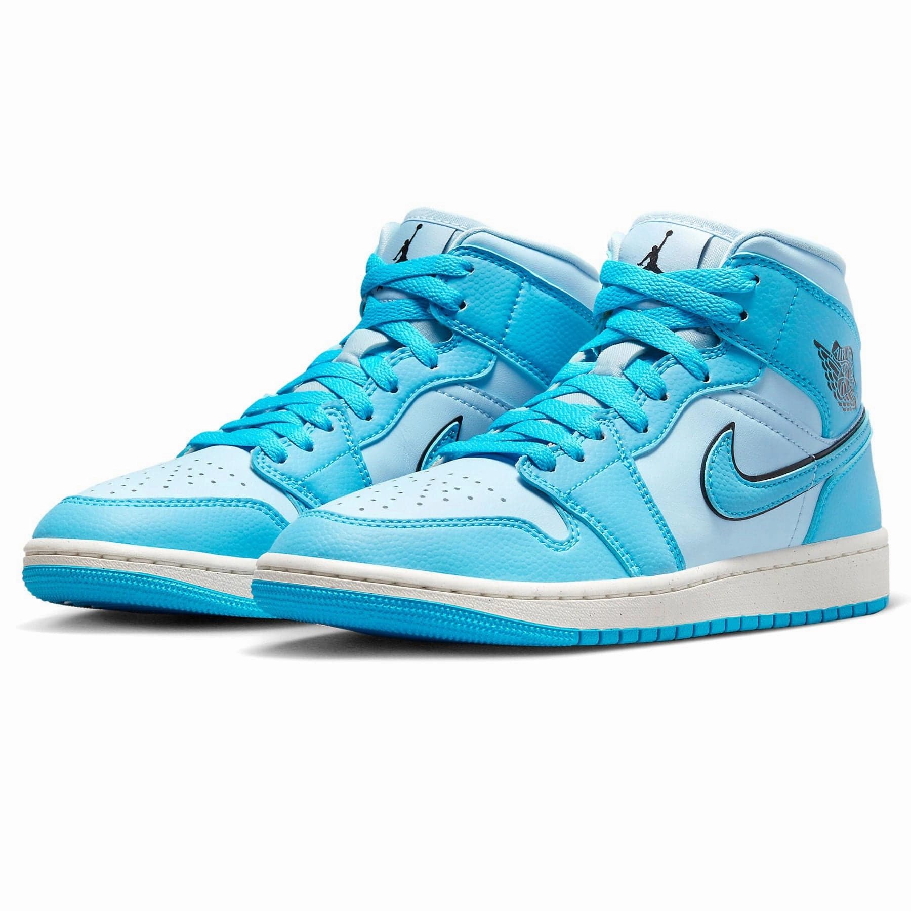 Air Jordan 1 Mid Wmns 'Ice Blue' Air Jordan 1 Mid streetwear shoes