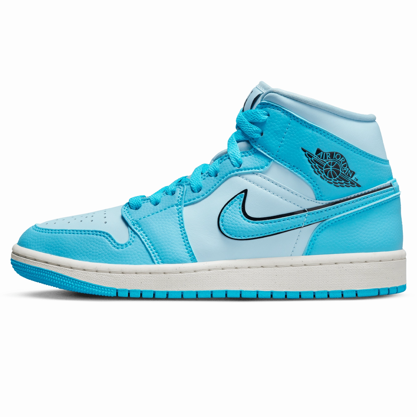 Air Jordan 1 Mid Wmns 'Ice Blue' Air Jordan 1 Mid versatile shoes for daily wear