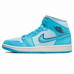 Air Jordan 1 Mid Wmns 'Ice Blue' Air Jordan 1 Mid versatile shoes for daily wear