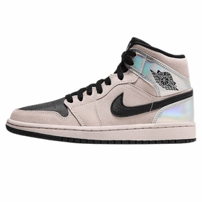 Air Jordan 1 Mid Wmns 'Iridescent' Air Jordan 1 Mid versatile shoes for daily wear