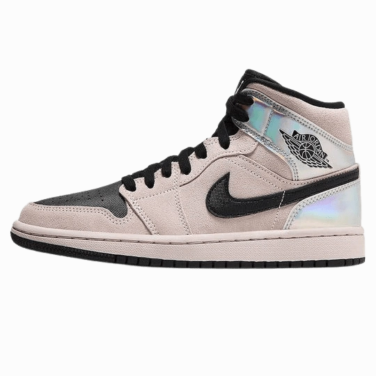 Air Jordan 1 Mid Wmns 'Iridescent' Air Jordan 1 Mid versatile shoes for daily wear