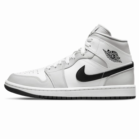 Air Jordan 1 Mid Wmns 'Light Smoke Grey' Air Jordan 1 Mid versatile shoes for daily wear