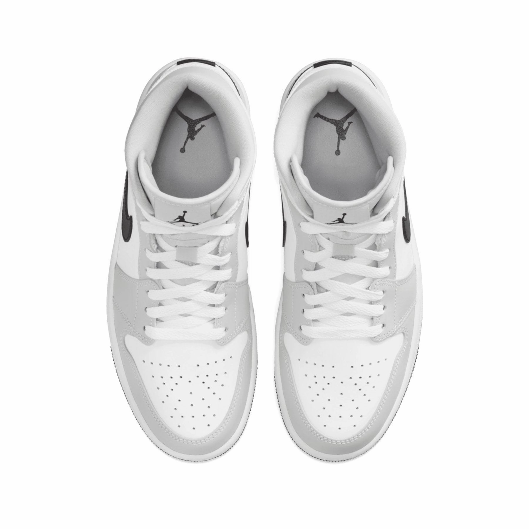 Air Jordan 1 Mid Wmns 'Light Smoke Grey' Air Jordan 1 Mid streetwear shoes