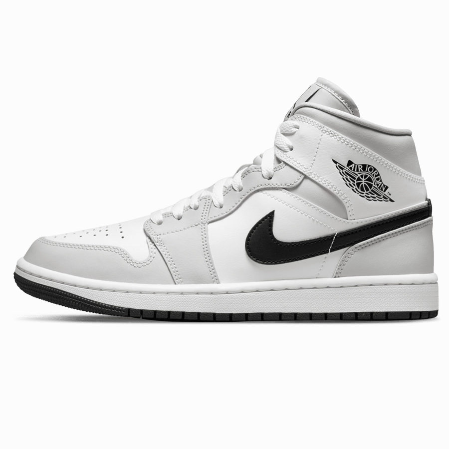 Air Jordan 1 Mid Wmns 'Light Smoke Grey' Air Jordan 1 Mid versatile shoes for daily wear