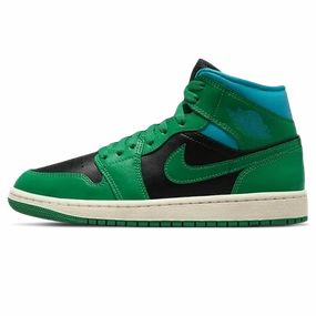Air Jordan 1 Mid Wmns 'Lucky Green Aquatone' Air Jordan 1 Mid versatile shoes for daily wear