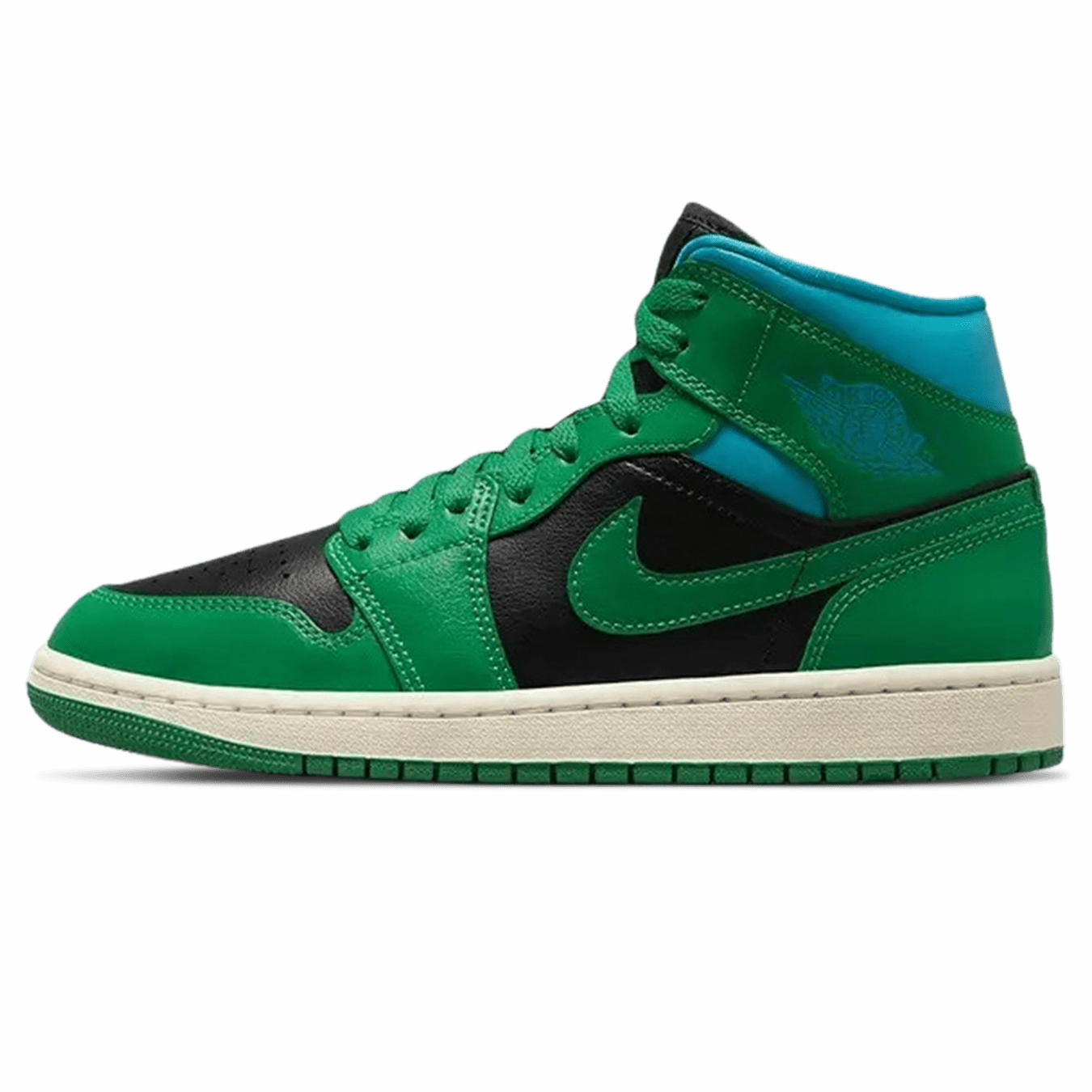 Air Jordan 1 Mid Wmns 'Lucky Green Aquatone' Air Jordan 1 Mid versatile shoes for daily wear