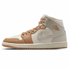 Air Jordan 1 Mid Wmns 'Pale Ivory Hemp' Air Jordan 1 Mid versatile shoes for daily wear