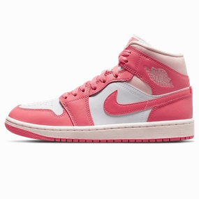Air Jordan 1 Mid Wmns 'Strawberries and Cream' Air Jordan 1 Mid versatile shoes for daily wear