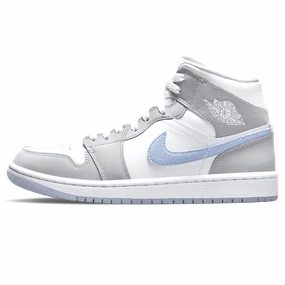 Air Jordan 1 Mid Wmns 'White Wolf Grey' Air Jordan 1 Mid versatile shoes for daily wear