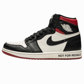 Air Jordan 1 Not For Resale Sail Black Air Jordan 1 High classic sneakers with premium finish