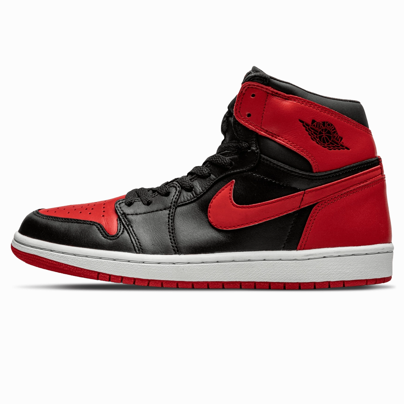Air Jordan 1 Retro 'Bred' 2001 Air Jordan 1 High classic sneakers with premium finish