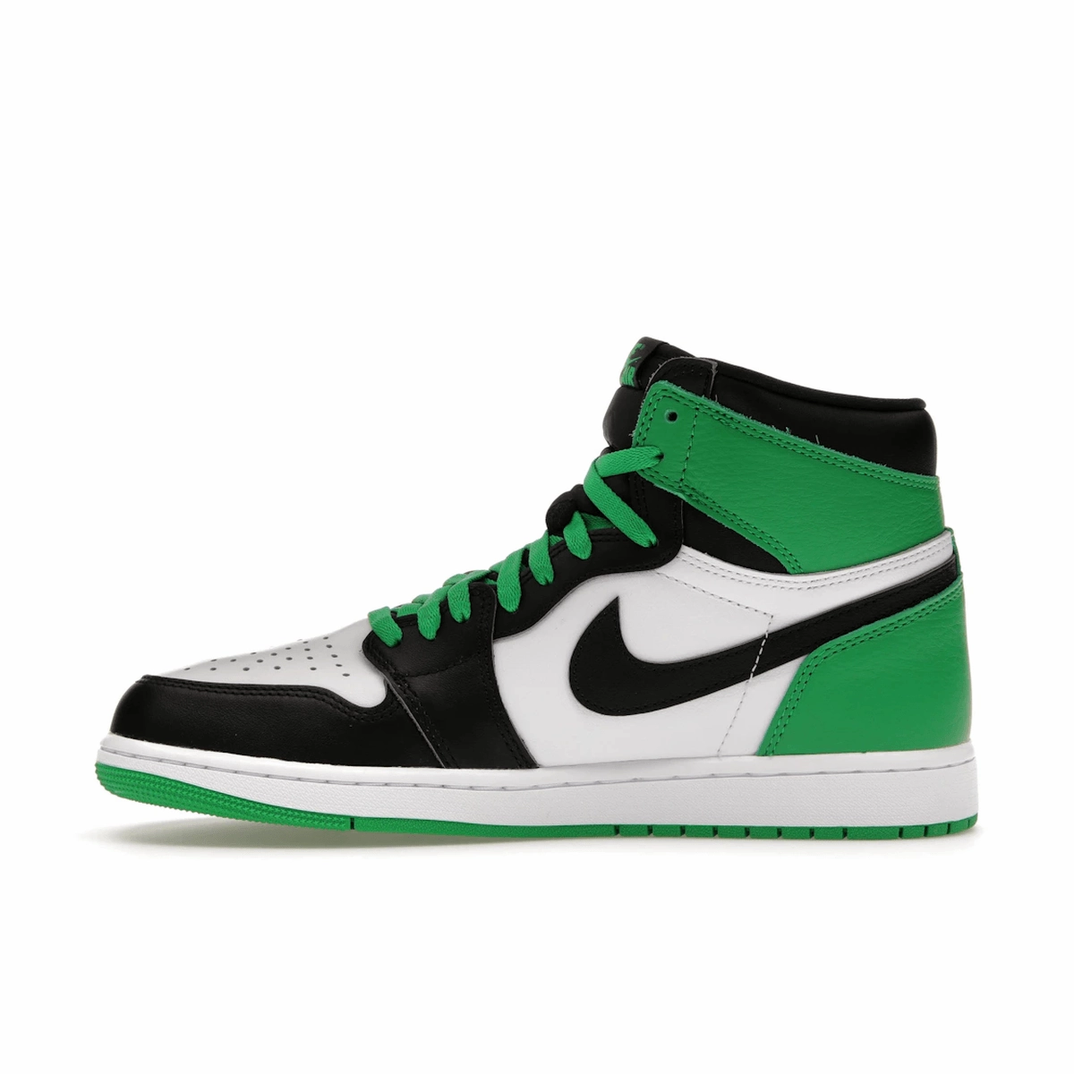 Air Jordan 1 Retro High AND Lucky Green High-cut throwback trainers