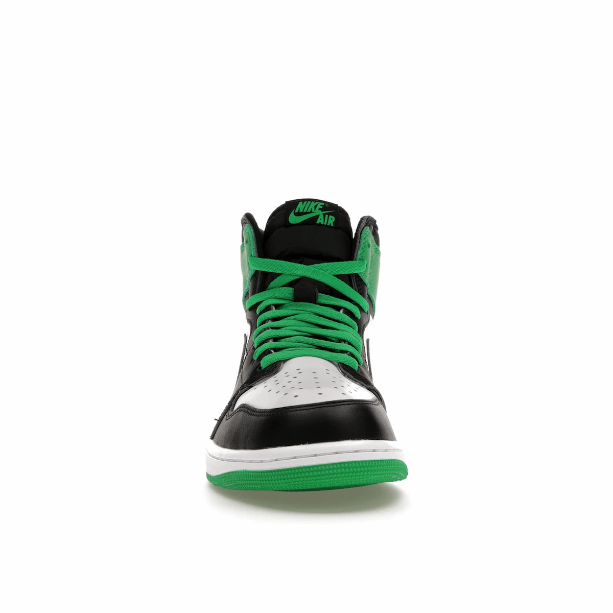 Air Jordan 1 Retro High AND Lucky Green High-cut throwback trainers