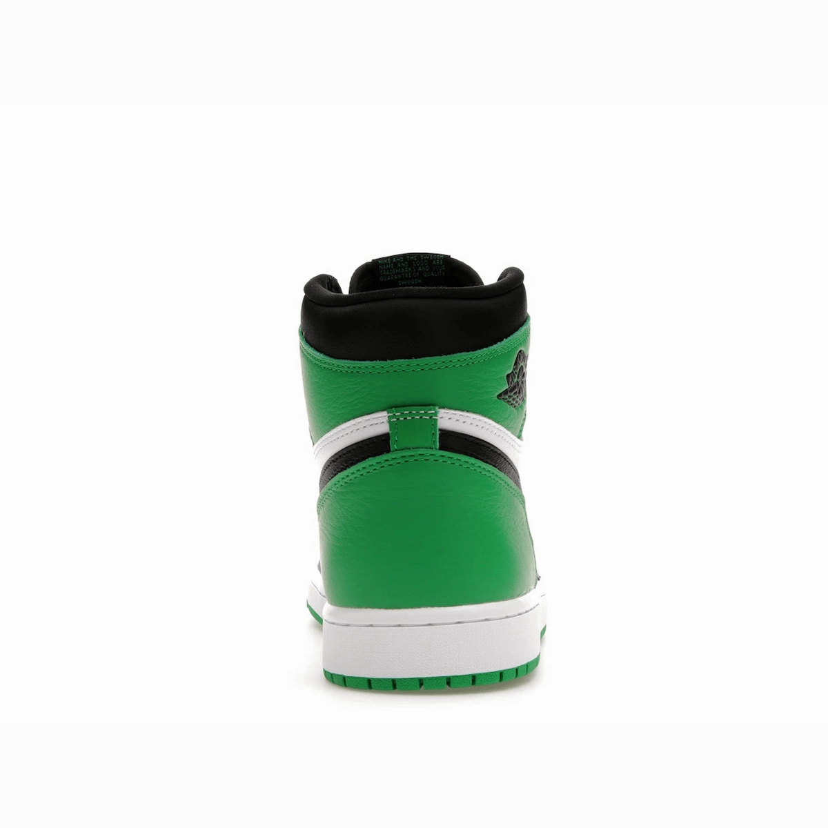 Air Jordan 1 Retro High AND Lucky Green High-cut throwback trainers