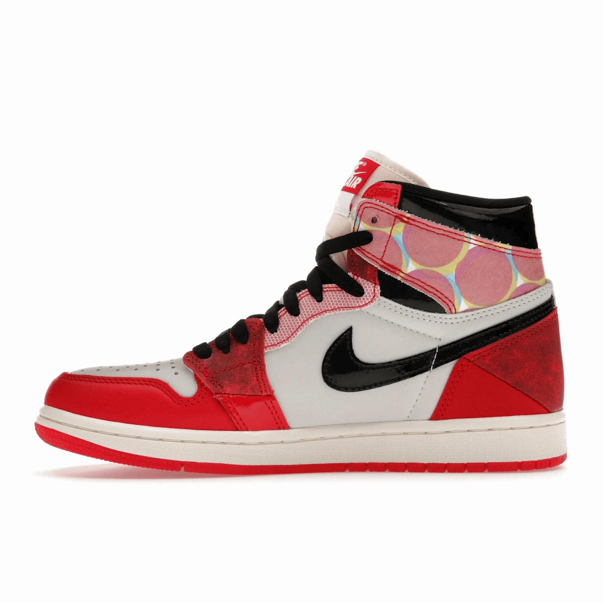 Air Jordan 1 Retro High AND Spider-Man Across the Spider-Verse High-cut throwback trainers