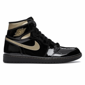 Air Jordan 1 Retro High Black Metallic Gold Air Jordan 1 High OG basketball sneakers