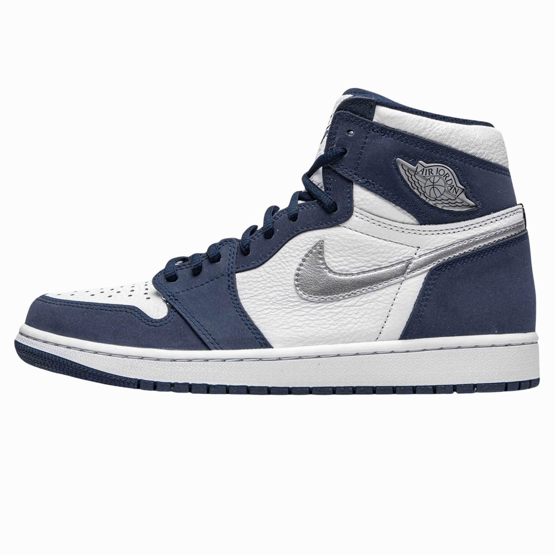 Air Jordan 1 Retro High co.JP 'Midnight Navy' 2020 Air Jordan 1 High classic sneakers with premium finish